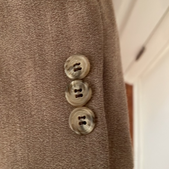 Vintage Burton men’s 40 wool brown overcoat hidden buttons velour collar Canada - Picture 3 of 13